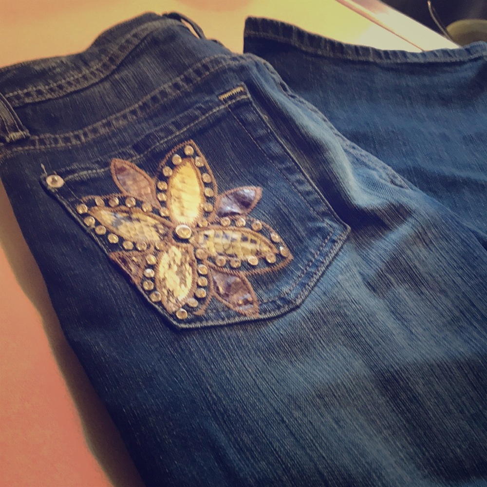 Miss Me embellished pocket jeans